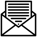 pictogramme de courrier